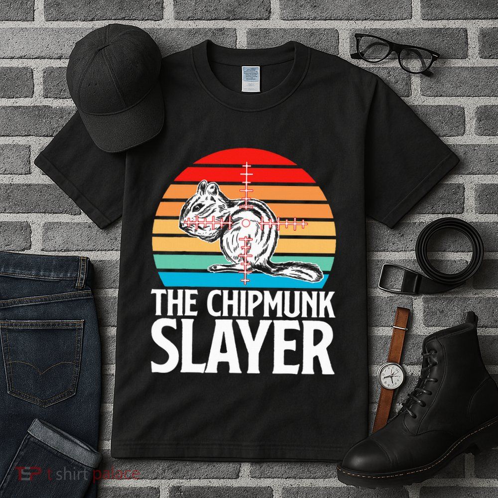 Chipmunk Hunting Retro Vintage The Chipmunk Tall T-Shirt