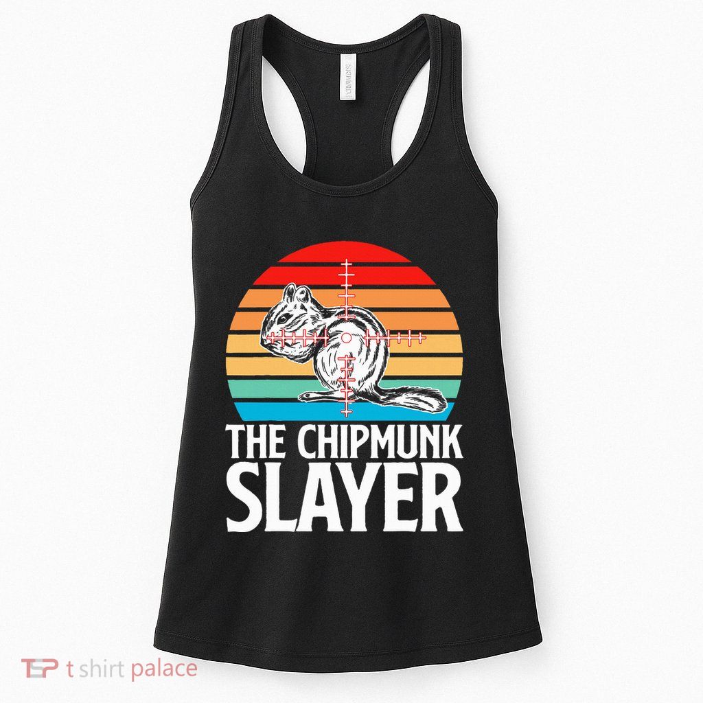 Chipmunk Hunting Retro Vintage The Chipmunk Womens Tank Top