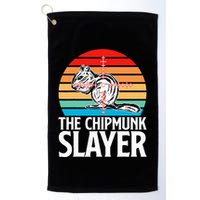 Chipmunk Hunting Retro Vintage The Chipmunk Golf Towel