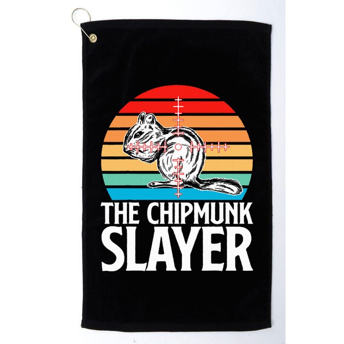 Chipmunk Hunting Retro Vintage The Chipmunk Golf Towel