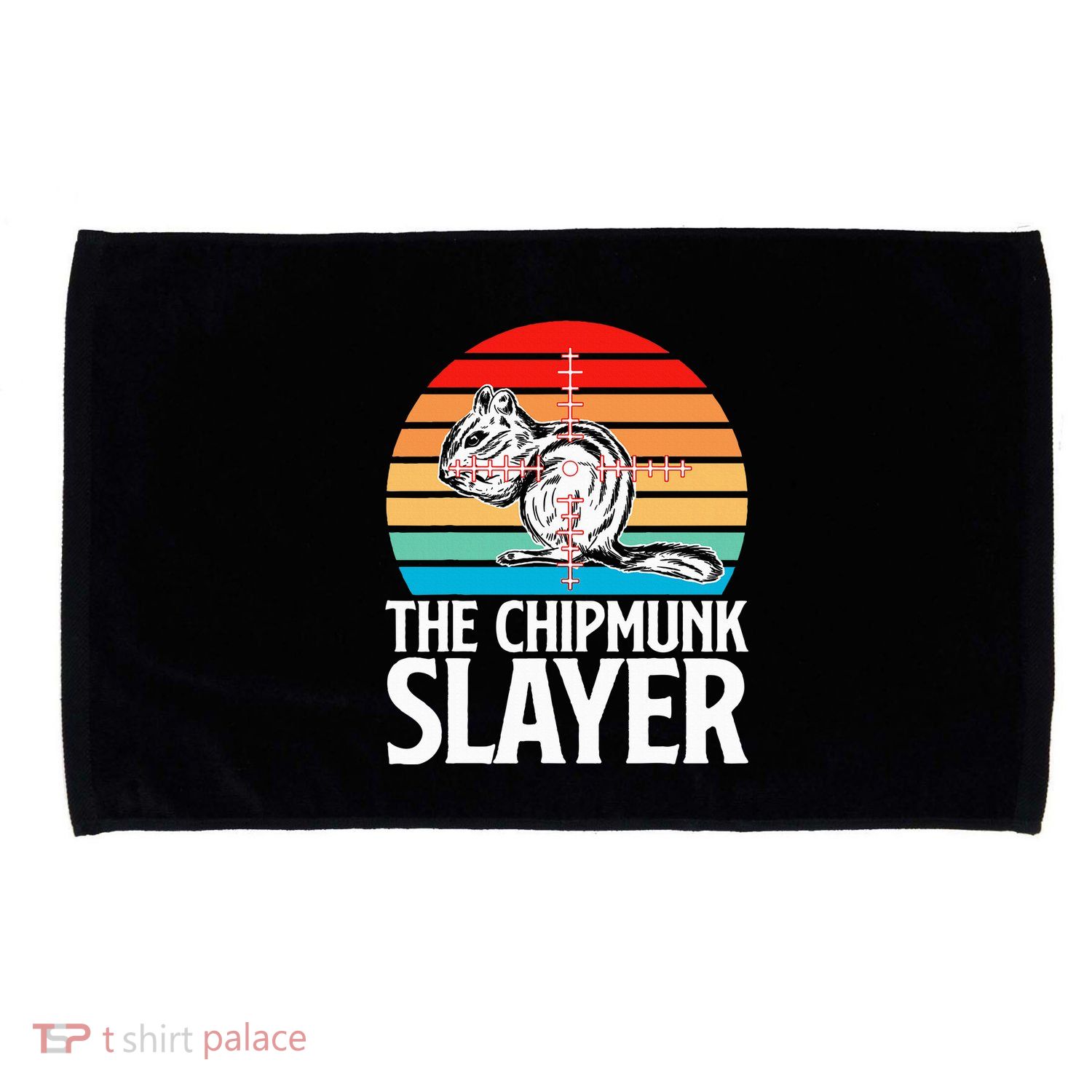 Chipmunk Hunting Retro Vintage The Chipmunk Microfiber Hand Towel
