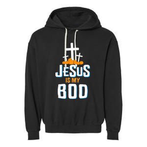 Christian Halloween Religious Jesus Is My Boo Garment-Dyed Fleece Hoodie