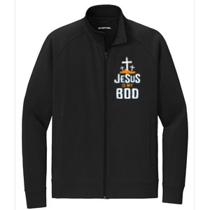 Christian Halloween Religious Jesus Is My Boo Stretch Full-Zip Cadet Jacket