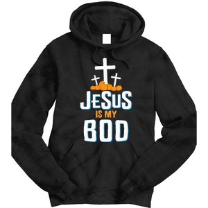 Christian Halloween Religious Jesus Is My Boo Tie Dye Hoodie