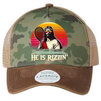 Christian Has Rizzin Easter Table Tennis Legacy Tie Dye Trucker Hat