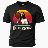 Christian Has Rizzin Easter Table Tennis Cooling Performance Crew T-Shirt