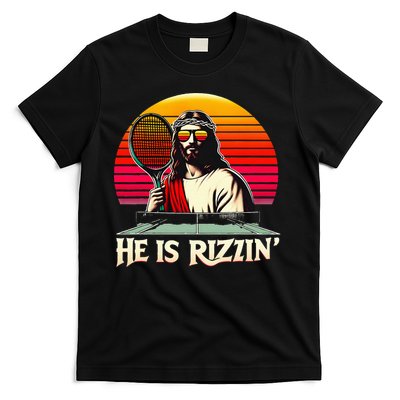 Christian Has Rizzin Easter Table Tennis T-Shirt