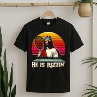 Christian Has Rizzin Easter Table Tennis T-Shirt