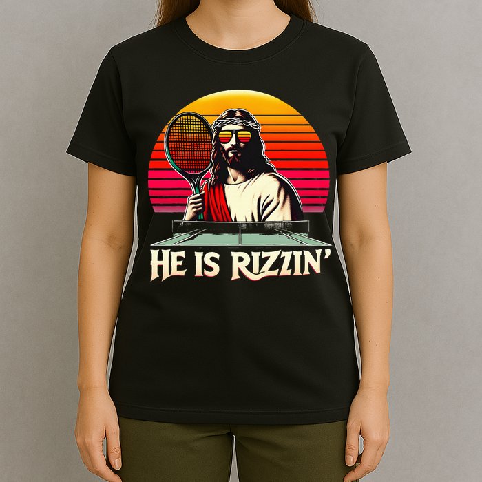 Christian Has Rizzin Easter Table Tennis T-Shirt