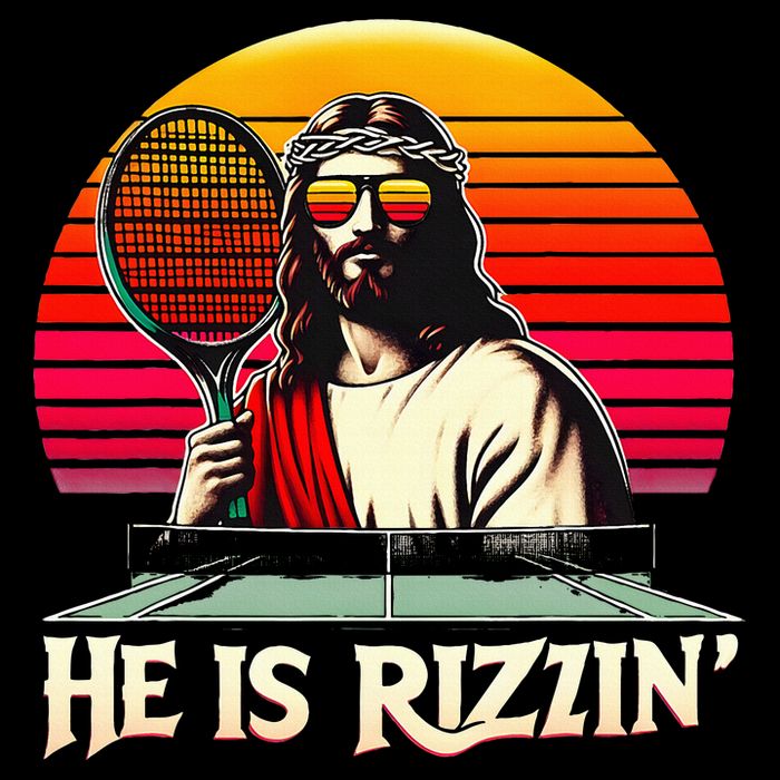 Christian Has Rizzin Easter Table Tennis 16 in Basic Backpack