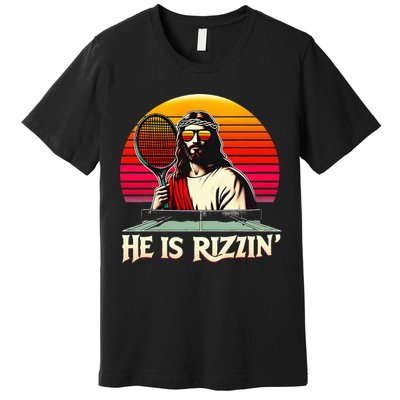 Christian Has Rizzin Easter Table Tennis Premium T-Shirt