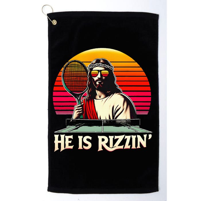 Christian Has Rizzin Easter Table Tennis Golf Towel