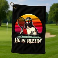 Christian Has Rizzin Easter Table Tennis Golf Towel