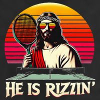 Christian Has Rizzin Easter Table Tennis Golf Towel