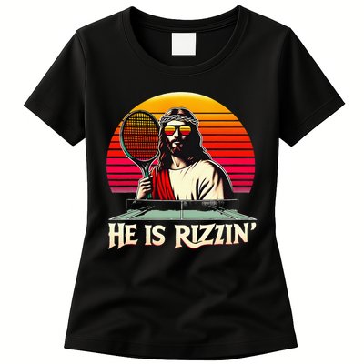 Christian Has Rizzin Easter Table Tennis Womens T-Shirt
