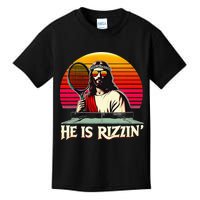 Christian Has Rizzin Easter Table Tennis Kids T-Shirt