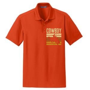 Cow Horse Riding Rodeo Lover Gift Dry Zone Grid Polo