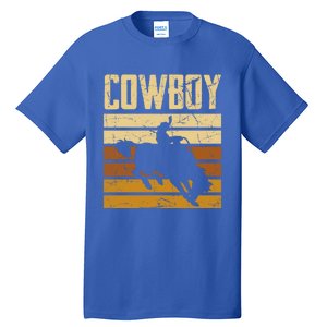 Cow Horse Riding Rodeo Lover Gift Tall T-Shirt