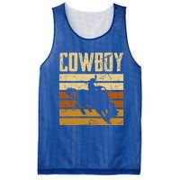 Cow Horse Riding Rodeo Lover Gift Mesh Reversible Basketball Jersey Tank