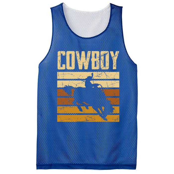 Cow Horse Riding Rodeo Lover Gift Mesh Reversible Basketball Jersey Tank