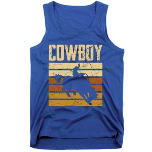 Cow Horse Riding Rodeo Lover Gift Tank Top