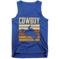 Cow Horse Riding Rodeo Lover Gift Tank Top