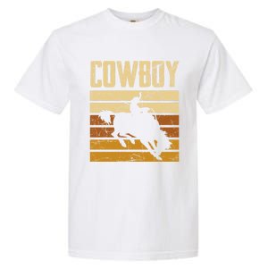 Cow Horse Riding Rodeo Lover Gift Garment-Dyed Heavyweight T-Shirt