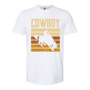 Cow Horse Riding Rodeo Lover Gift Softstyle CVC T-Shirt