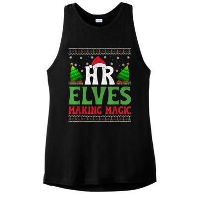 Christmas Human Resources Hr Manager Office Department Ladies PosiCharge Tri-Blend Wicking Tank