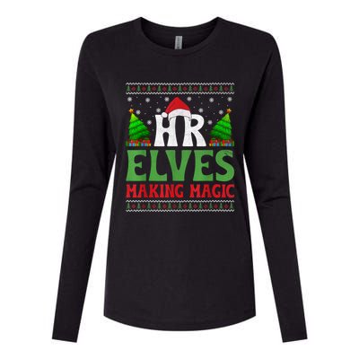 Christmas Human Resources Hr Manager Office Department Womens Cotton Relaxed Long Sleeve T-Shirt