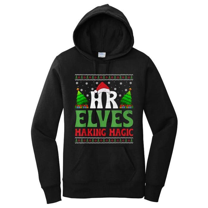 Christmas Human Resources Hr Manager Office Department Women's Pullover Hoodie