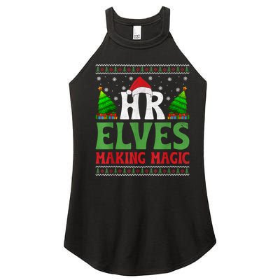 Christmas Human Resources Hr Manager Office Department Women's Perfect Tri Rocker Tank