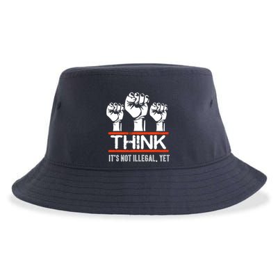 Civil Human Rights Justice Think,Civil Human Rights Justice Think Sustainable Bucket Hat