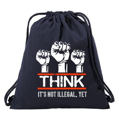 Civil Human Rights Justice Think,Civil Human Rights Justice Think Drawstring Bag