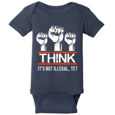Civil Human Rights Justice Think,Civil Human Rights Justice Think Baby Bodysuit