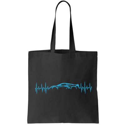 C8 Heartbeat Rapid Blue Supercar Sports Car Heartbeat Line Bag
