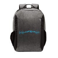 C8 Heartbeat Rapid Blue Supercar Sports Car Heartbeat Line Vector Backpack