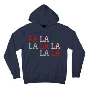 Christmas Holiday Red & Green Fa La La La La Tall Hoodie