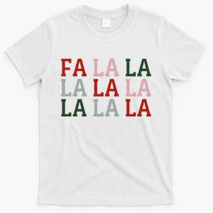 Christmas Holiday Red & Green Fa La La La La T-Shirt