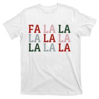 Christmas Holiday Red & Green Fa La La La La T-Shirt