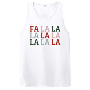 Christmas Holiday Red & Green Fa La La La La PosiCharge Competitor Tank