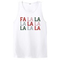 Christmas Holiday Red & Green Fa La La La La PosiCharge Competitor Tank