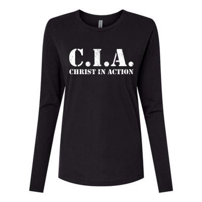 Christ In Action CIA Womens Cotton Relaxed Long Sleeve T-Shirt