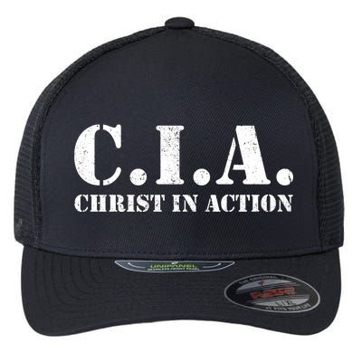 Christ In Action CIA Flexfit Unipanel Trucker Cap