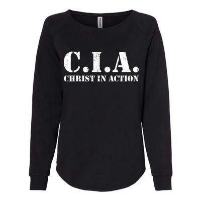 Christ In Action CIA Womens California Wash Sweatshirt