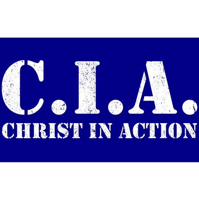 Christ In Action CIA Bumper Sticker