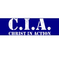 Christ In Action CIA Bumper Sticker