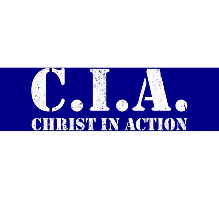 Christ In Action CIA Bumper Sticker