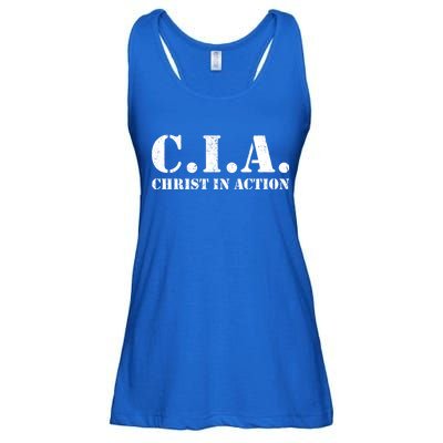 Christ In Action CIA Ladies Essential Flowy Tank