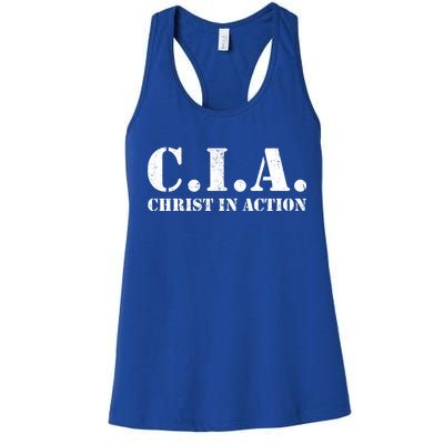 Christ In Action CIA Women's Racerback Tank